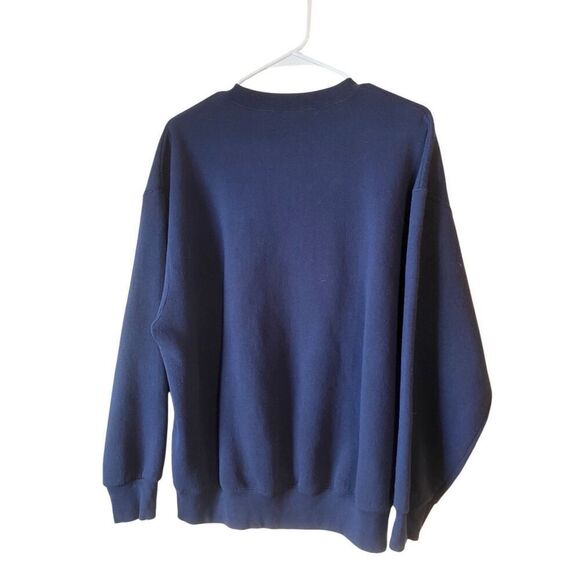 Vintage Myrtle Beach Navy Sweat Shirt L - Picture 2 of 7